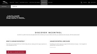 InControl | Introducing InControl | Jaguar USA