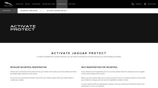 InControl | Activate Jaguar Protect | Jaguar