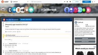[Request] Login tweak for IOS 11? : jailbreak - Reddit