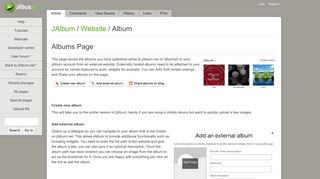 JAlbum/Website/Album - jAlbum Wiki