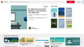 IIT JAM Admit Cards 2019 Released – Download Now with JAM Login