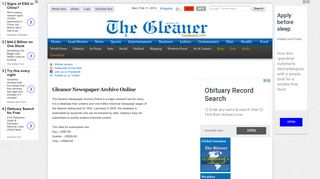 Gleaner Newspaper Archive Online - | Jamaica Gleaner