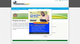 Property Tax Query - TAJ Portal - Tax Administration Jamaica