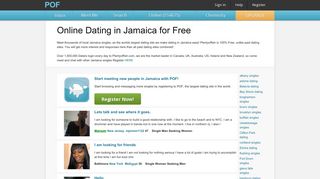 Jamaica Dating - Jamaica singles - Jamaica chat at POF.com™