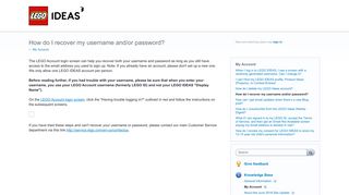 How do I recover my username and/or password? – Help for LEGO ...