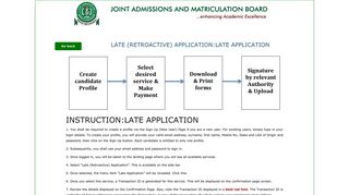 Joint Admissions and Matriculation Board - Jamb