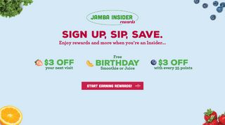 Join JAMBA Insider Rewards! - Jamba Juice