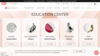 Diamond and Rings Education Center | JamesAllen.com