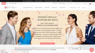 Wedding Rings, Eternity Rings and Anniversary Rings | JamesAllen.com