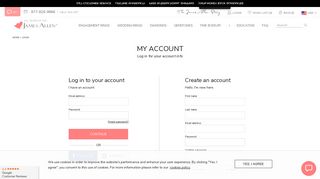 Log In to Your Account | JamesAllen.com
