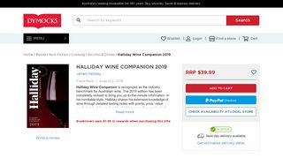Dymocks - Halliday Wine Companion 2019 by James Halliday ...