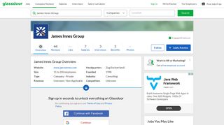 Working at James Innes Group | Glassdoor