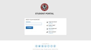 Reset Password | Student Portal