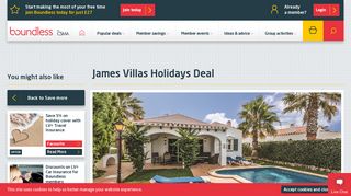 James Villas Holidays Discount| Boundless by CSMA