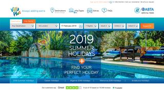 Villa Holidays 2019 | Villa Plus – Always Adding Extra
