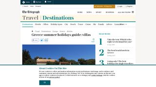 Greece summer holidays guide: villas - Telegraph