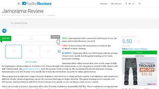 Jamorama Review - Pros, Cons and Verdict - Top Ten Reviews
