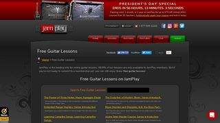Free Guitar Lessons - JamPlay.com