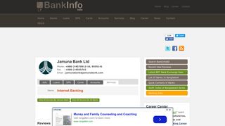 Service: Internet Banking - Jamuna Bank » BankInfoBD