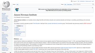 Jansen Newman Institute - Wikipedia