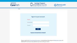 Sign Out - Janssen CarePath Savings Program