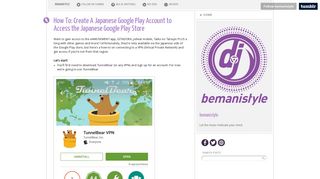 bemanistyle — How To: Create A Japanese Google Play Account to...