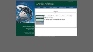 Japonica Partners: Co-Investors Login