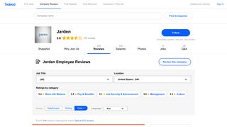 Working at Jarden in Boca Raton, FL: Employee Reviews about Pay ...