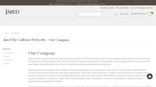 Jared The Galleria Of Jewelry - Our Company