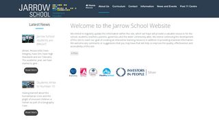 Welcome to the Jarrow School Website