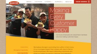 Careers at Jason's Deli | Management | Hourly Jobs