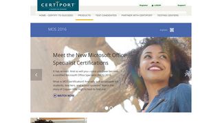 Certiport | Microsoft Office Specialist