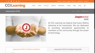 Jasperactive GIVE – CCI Learning