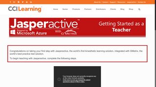 Teach Jasperactive/GMetrix Go – CCI Learning