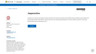Jasperactive - Microsoft Education