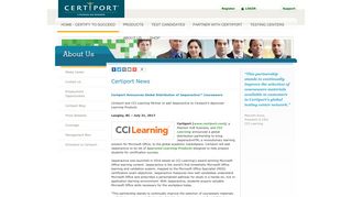 Certiport Announces Global Distribution of Jasperactive™ Courseware