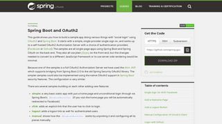 Tutorial · Spring Boot and OAuth2