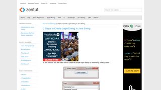 3 Steps to Create Login Dialog in Java Swing - ZenTut