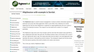 HttpSession with example in Servlet - BeginnersBook.com