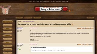 Java program to Login a website using url and to download a file ...