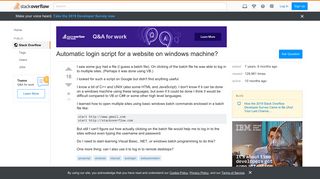 Automatic login script for a website on windows machine? - Stack ...