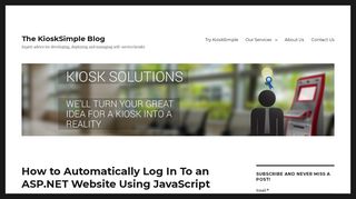 How to Automatically Log In To an ASP.NET Website Using JavaScript ...