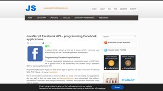 JavaScript Facebook API - javascript-html5-tutorial.com