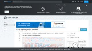 javascript - Is my login system secure? - Code Review Stack Exchange