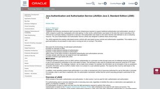 Java Authentication and Authorization Service (JAAS)in Java 2 ...