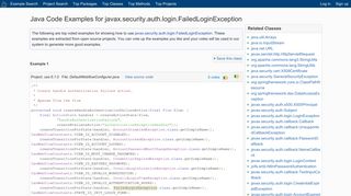 Java Code Examples javax.security.auth.login.FailedLoginException