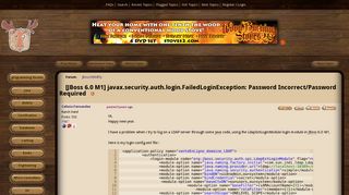 [JBoss 6.0 M1] javax.security.auth.login.FailedLoginException ...