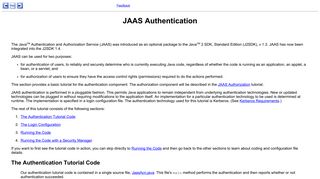 JAAS Authentication - MIT