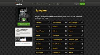 Jawaker | First Middle Eastern Card Games Website