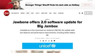 Jawbone offers 2.0 software update for Big Jambox - CNET